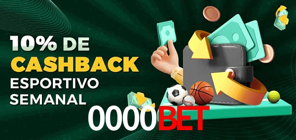 10% de bônus de cashback na 0000Bet